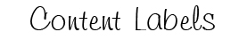 Formula Labels